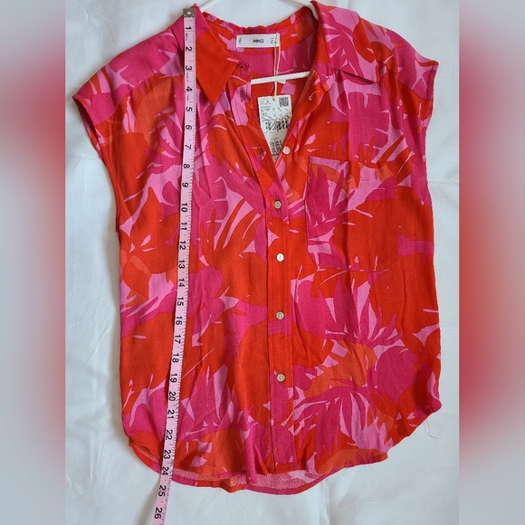 NWT- 100% viscose, Mango size xs top 🧡 - Picture 9 of 10